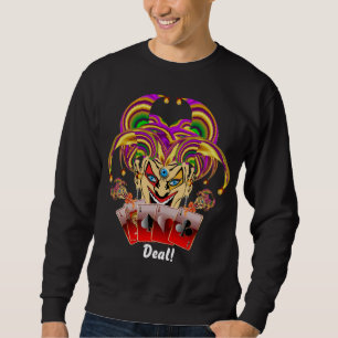 Sweatshirt Le style de casino de Vegas regardent svp des
