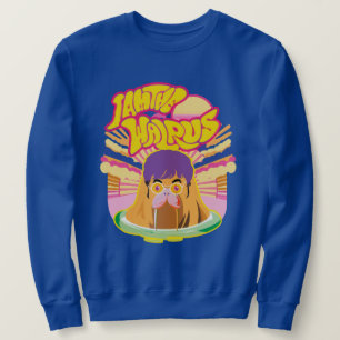 Sweatshirt Le Super Walrus - Vibes Rock Retro