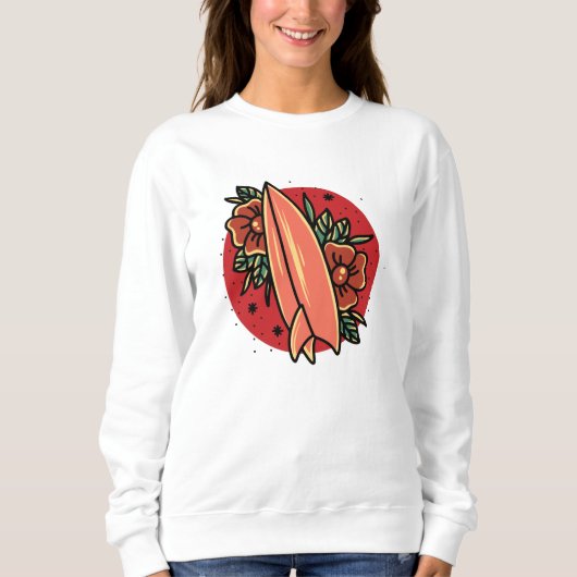 Sweatshirt Le surf à l'école primaire (Devant)