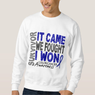 Sweatshirt Le survivant de cancer du colon qu'il est venu