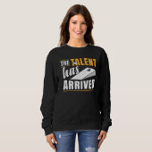 Sweatshirt Le Talent Est Arrivé Bean Bag Cornhole (Devant entier)