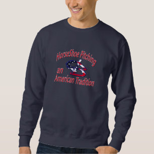 Sweatshirt Le tangage en fer à cheval a sué la tradition
