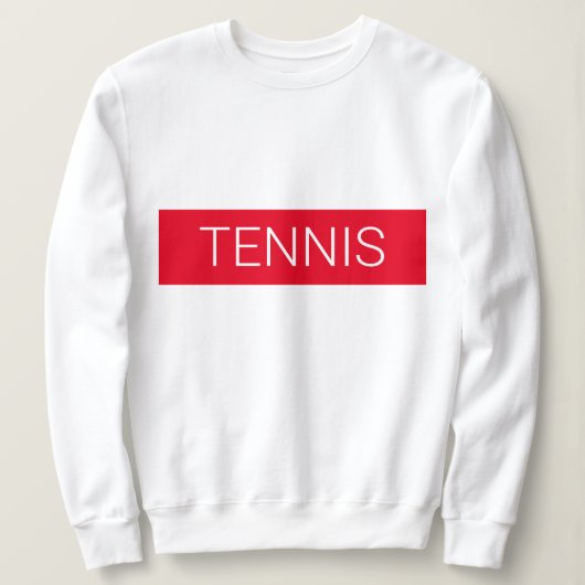 Sweatshirt Le tennis politique (Design devant)