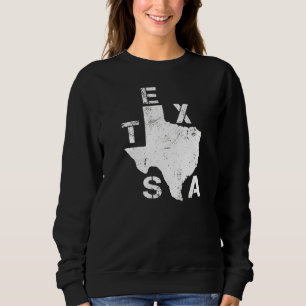 Sweatshirt Le Texas Est Meilleur Que Votre État Distorti Au T