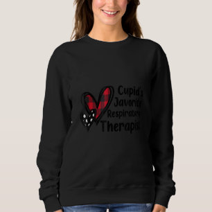 Sweatshirt Le thérapeute respiratoire préféré de Cupid Rt Val