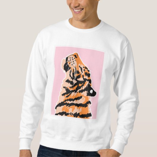 Sweatshirt Le Tiger Rizz (Devant)