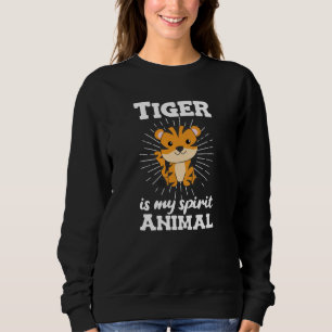 Sweatshirt Le tigre est mon esprit Animal - Sweet Zoo Animaux