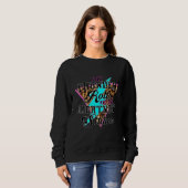 Sweatshirt Le Tonnerre Rolls Et La Lumière Frappe Leopard (Devant entier)