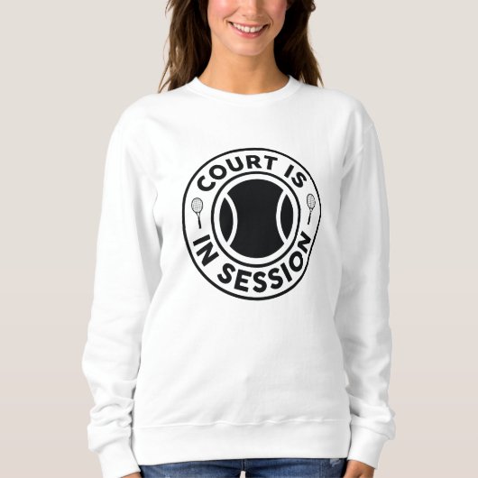 Sweatshirt Le Tribunal Est En Session (Devant)