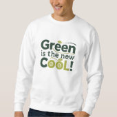 Sweatshirt Le vert est le nouveau COOL ! (Devant)