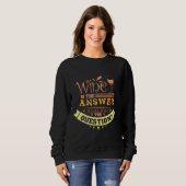 Sweatshirt Le Vin Est La Réponse 65 (Devant entier)