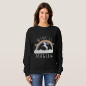 Sweatshirt Le Vin Est Magique (Devant entier)