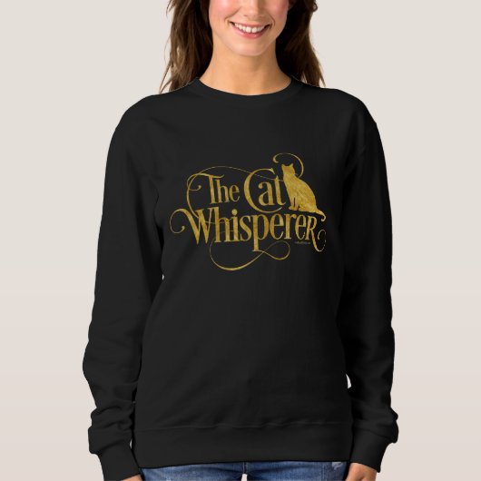 Sweatshirt Le Whisperer de chat (Devant)