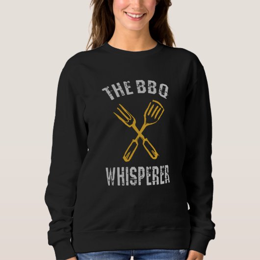 Sweatshirt Le Whisperer du barbecue (Devant)
