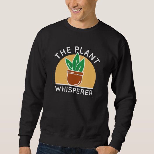 Sweatshirt Le Whisperer Plante (Devant)