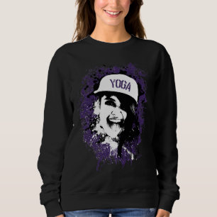Sweatshirt Le Yogi De Style Banksy En Casquette Ajusté Au Yog