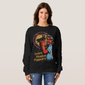 Sweatshirt learn shadow pupperty Witchcraft Grunge Emo Goth (Devant entier)