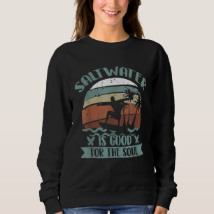 Sweatshirt L'eau salée est bonne pour l'âme