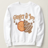 Sweatshirt Lebkuchenmann Ginger Joy Weihnachten (Design devant)