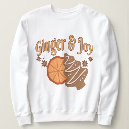 Sweatshirt Lebkuchenmann Ginger Joy Weihnachten (Design devant)