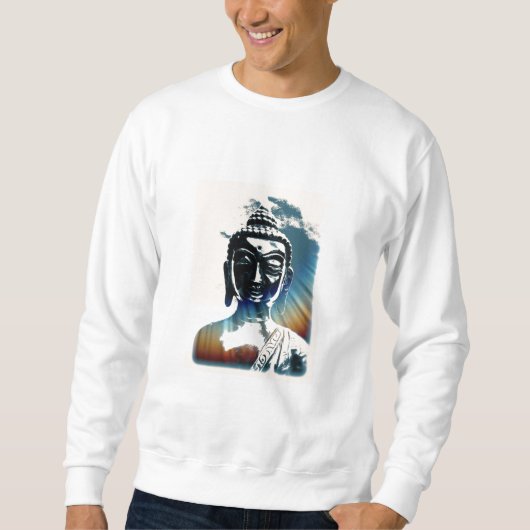 Sweatshirt l'éclaircissement du Bouddha (Devant)