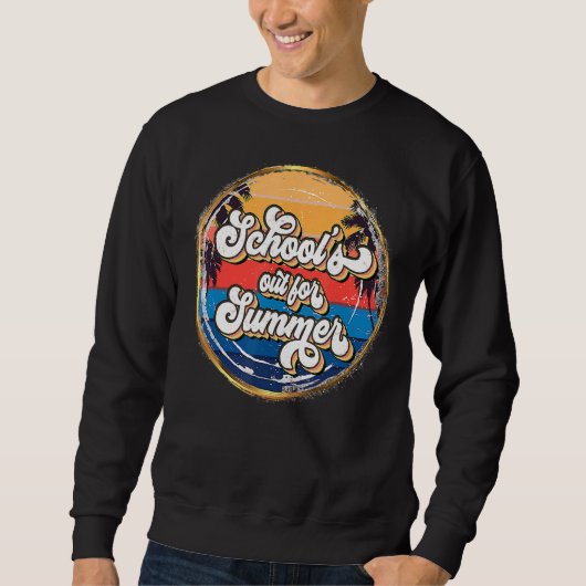 Sweatshirt L'école de fin d'année pour l'été Dernier (Devant)