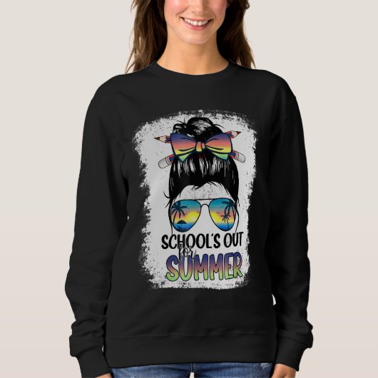 Sweatshirt L'école de fin d'année pour l'été Dernier (Devant)
