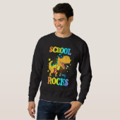 Sweatshirt L'École Rentre À L'École Joyeux Premier Jour De Te (Devant entier)