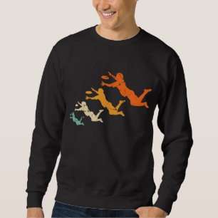 Sweatshirt Lecteur Frisbee Retro Ultimate Disque Vintage Ulti