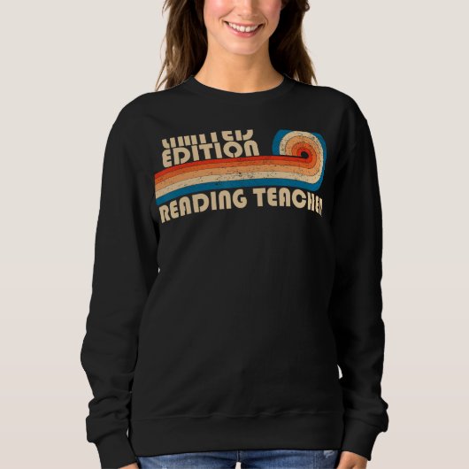 Sweatshirt LECTURE ENSEIGNANT Funny Titre du travail Professi (Devant)