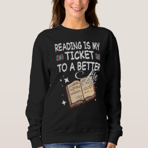 Sweatshirt Lecture Livre Littérature Bibliothèque Livres Lect