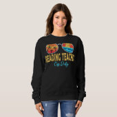 Sweatshirt Lecture Professeur hors service Lunettes de soleil (Devant entier)