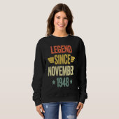 Sweatshirt Legend Since November 1948 (Devant entier)