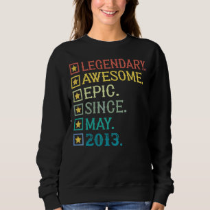 Sweatshirt Légendaire épopée stupéfiante depuis mai 2013 9e a
