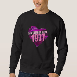 Sweatshirt Légendaire Septembre Girl 1977 Fantastique & Fabul