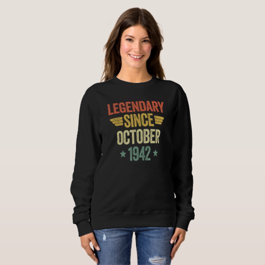 Sweatshirt Legendary Since October 1942 (Devant entier)