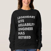 Sweatshirt Legendary Site Reliability Engineer Has Retired (Devant)