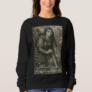 Sweatshirt Légende de Mathilde de Canossa et de la truite