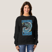 Sweatshirt Légende de pêche (Devant entier)