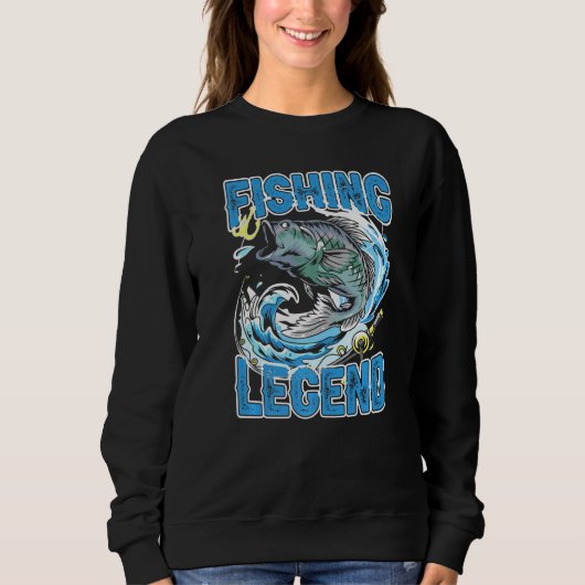 Sweatshirt Légende de pêche (Devant)