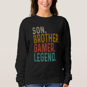 Sweatshirt Légende de Son Frère Gamer