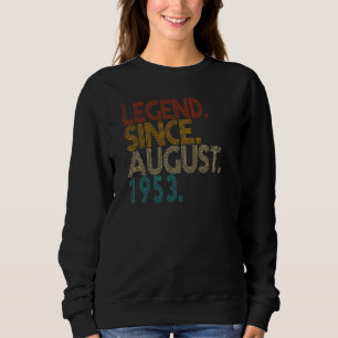 Sweatshirt Légende depuis août 1953 Vintage 69 ans 69ème B