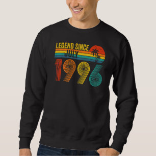 Sweatshirt Légende depuis juillet 1996 26e anniversaire 26 an