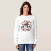 Sweatshirt Légende du football Imaginaire (Devant entier)