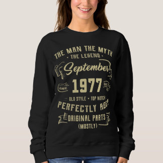 Sweatshirt Légende du mythe masculin septembre 1977 45e anniv