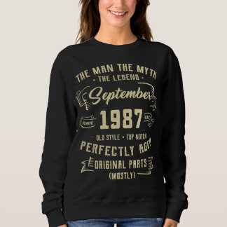 Sweatshirt Légende du mythe masculin septembre 1987 35e anniv