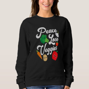 Sweatshirt Légumes de l'amour pour la paix