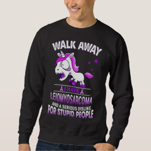 Sweatshirt Leiomyosarcoma Grumpy Unicorn J'ai Leiomyosarcom