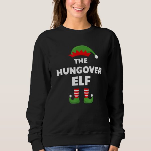 Sweatshirt L'elfe gueule de bois (Devant)