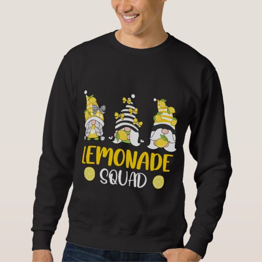 Sweatshirt Lemonade Squad été drôle Gnomes Lemon Fruit Lov (Devant)